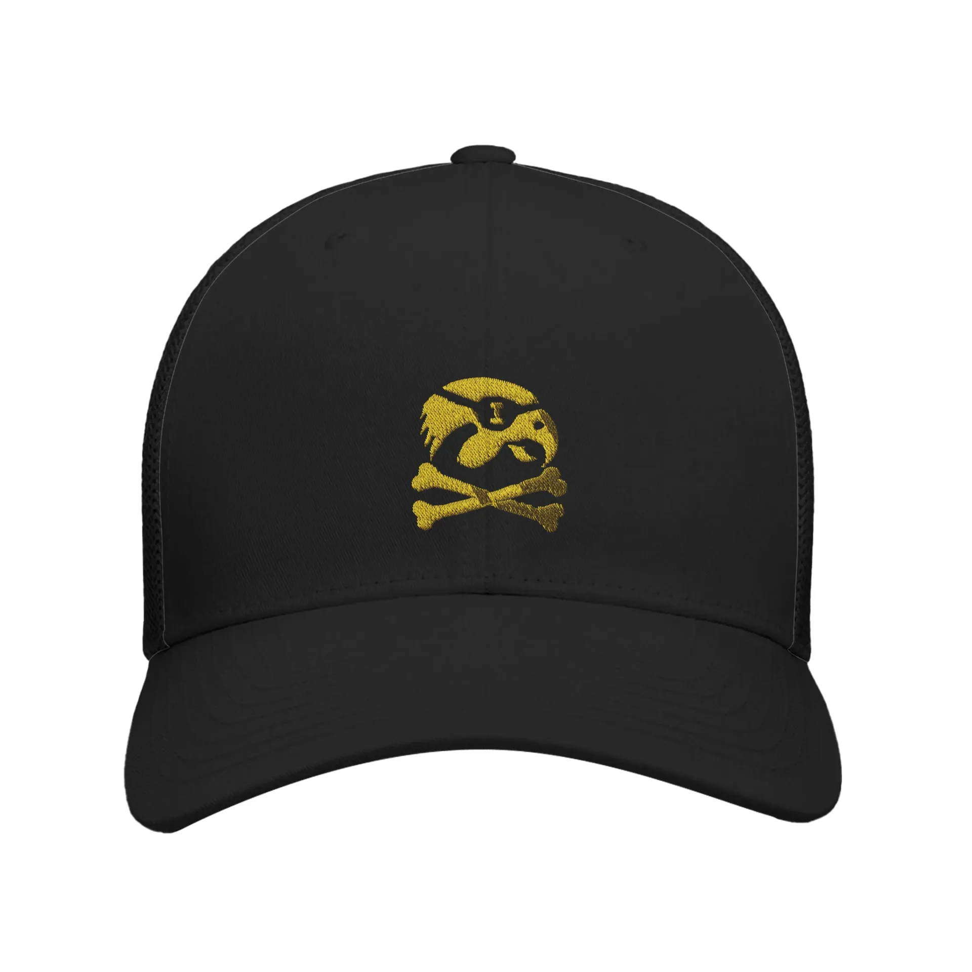 Pirate Raptor Retro Trucker Cap | Black