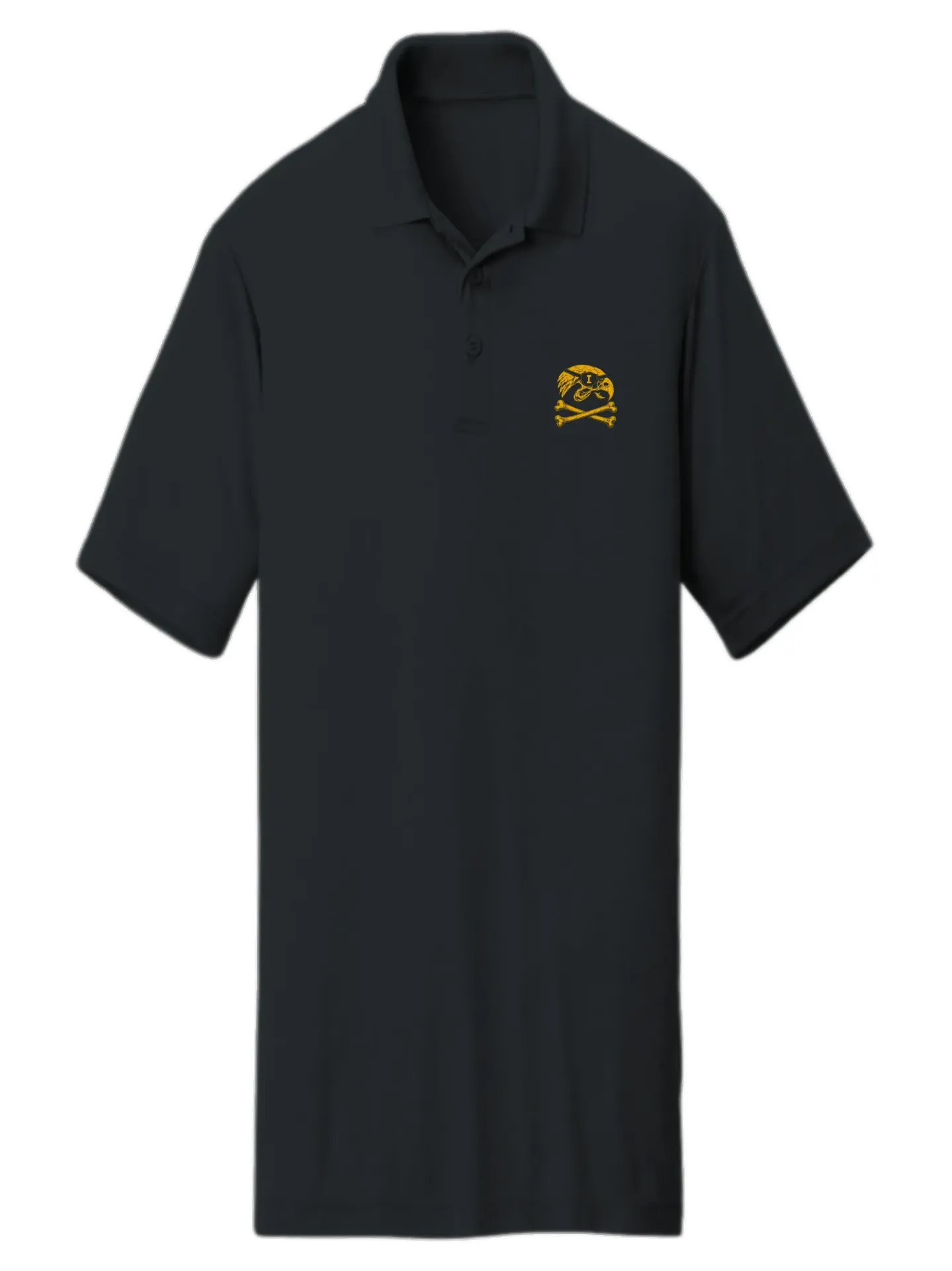 Pirate Raptor Polo | Gold on Black (XS)