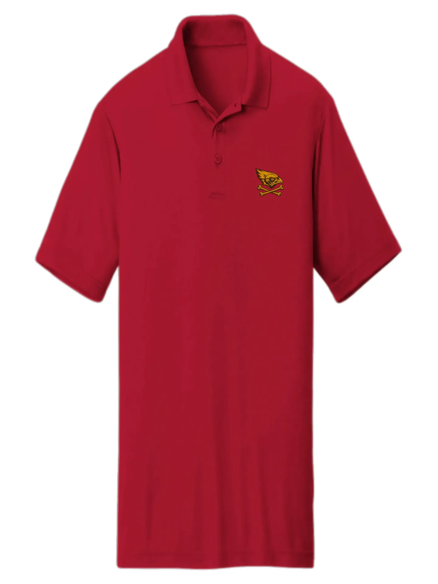 Pirate Baby Raptor Polo |  Gold on Red