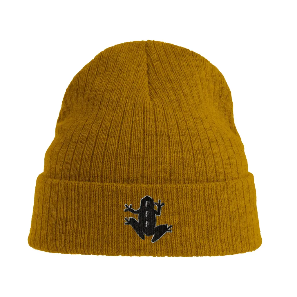 PPP Frog Beanie (mustard yellow)